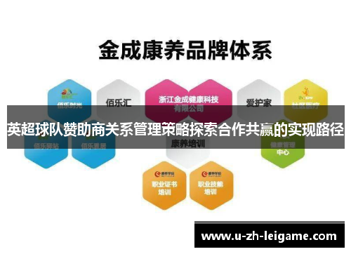 英超球队赞助商关系管理策略探索合作共赢的实现路径